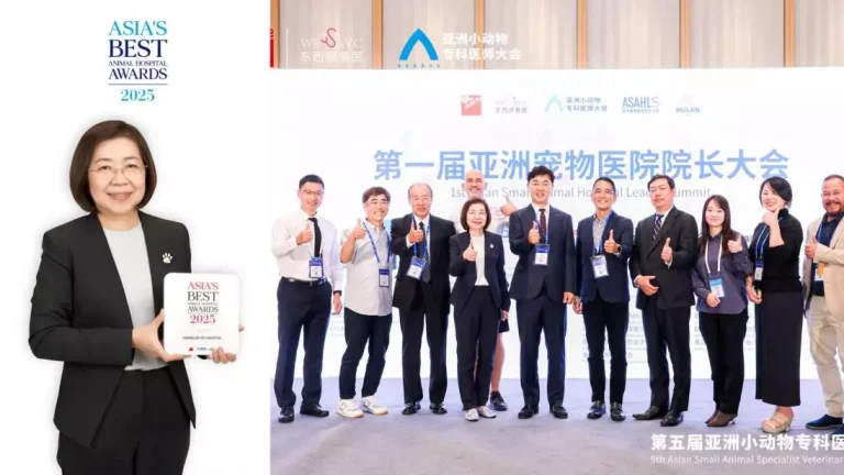 Bệnh viện thú cưng Thonglor được vinh danh với bảng hiệu và huy hiệu “Nakara-Phirak” vì những nỗ lực cứu trợ sau động đất.